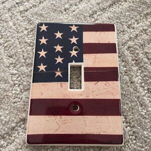 Patriotic light switch cover